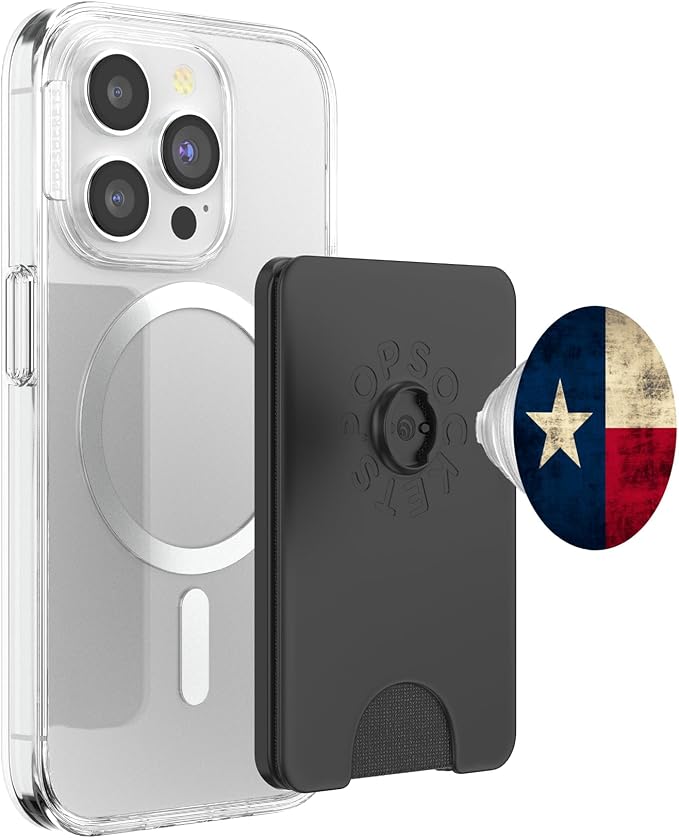 Texas Flag Vintage Rustic Distressed PopSockets Adhesive PopGrip