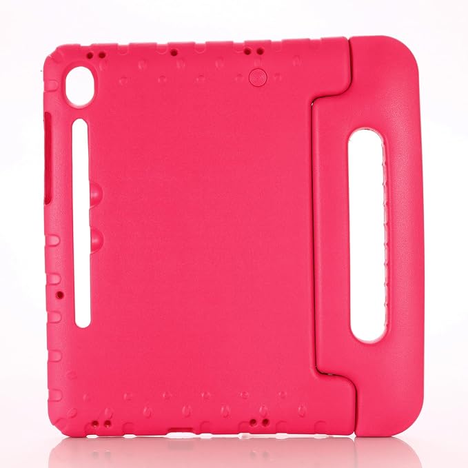 Kids Case for Samsung Galaxy Tab S10 FE Plus 13.1 (2025) Techcircle Handle Stand Light EVA Foam Bumper Protective Rugged Drop Protection Child Proof Cover Black