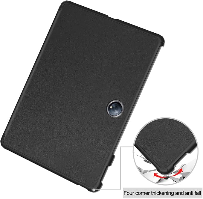 Kepuch Custer Case Compatible for Oppo Pad 3 Pro/Oneplus Pad 2/ Oneplus Pad ProUltra-Thin PU-Leather Hard Shell Cover - Black