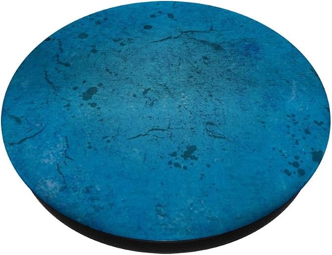 Grungy Distressed Industrial Blue Effect Cool Worn Look Gift PopSockets PopGrip: Swappable Grip for Phones &amp Tablets