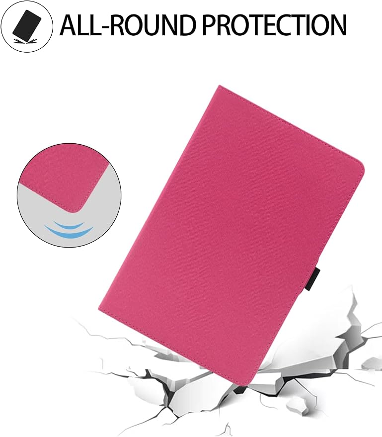 Case for WXUNJA PTB/COLORROOM C5/JIKOCXN C5 Tablet 11 InchPremium Leather Business Folio Stand Cover with Hand Strap for TabletBlack.
