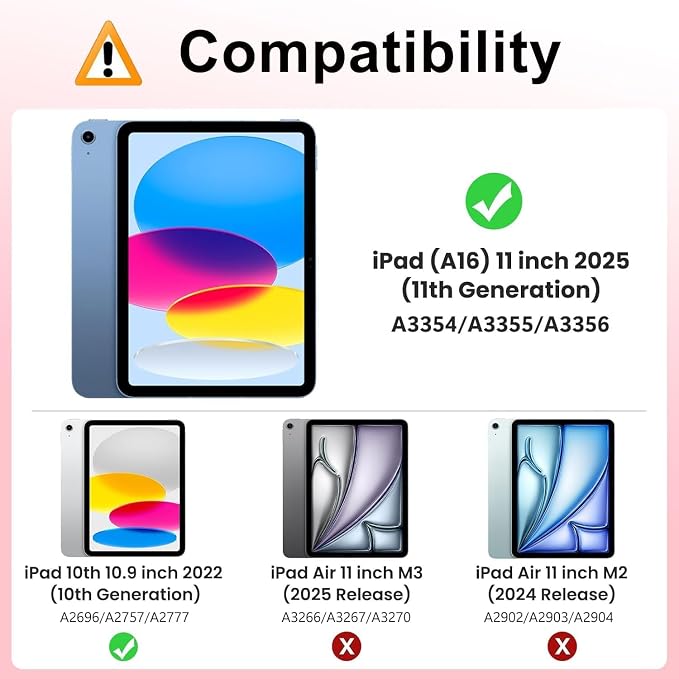 Case for iPad Air 11-inch (M4 2026 / M3 2025 / M2 2024) iPad Air 5th/4th Gen (2022/2020) 10.9 Slim PU Leather Folio Stand &amp Auto Sleep/Wake Protective Smart Cover Tree Fluorescent