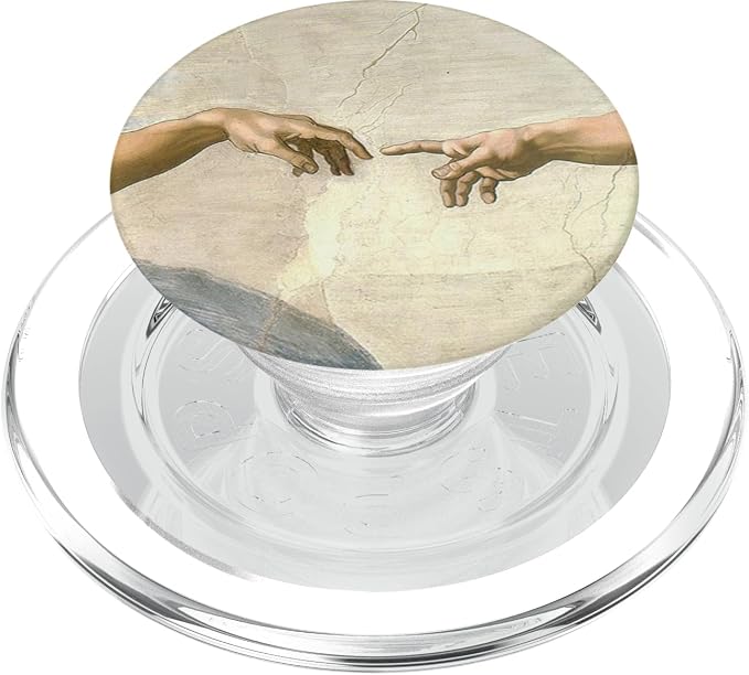Creation of Adam Michelangelo Buonarroti Painting Art Pop PopSockets Adhesive PopGrip