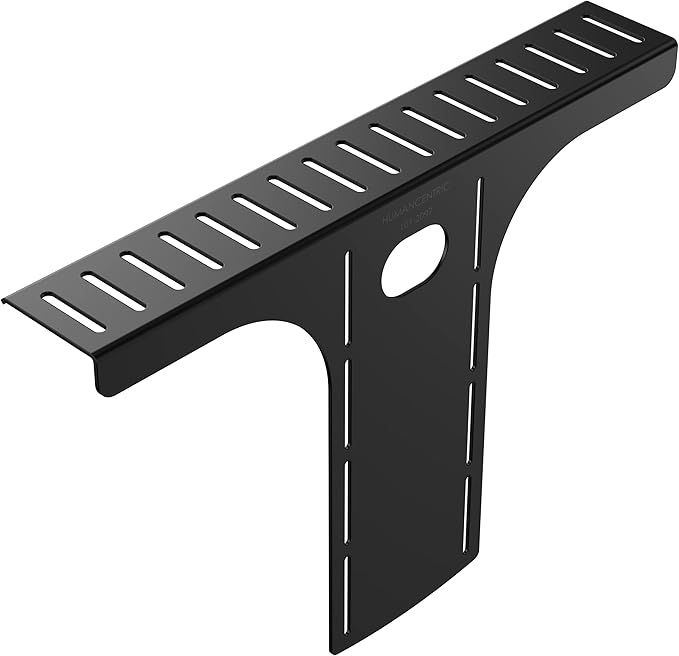 HumanCentric DSLR Monitor Mount Large, Desk Camera Mounting, Light Webcam, Microphone Shelf for Monitor VESA Arm, Replace Clamp Tripods, 100x100mm Patterns, Aluminum, Hardware Included