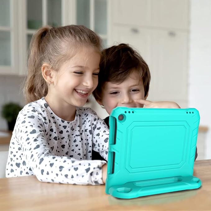 DJ&ampRPPQ Kids CaseEVA Strong Anti Drop is Suitable for 10 inch Tablet. Not Compatible with Ipad 10in Tablet Black