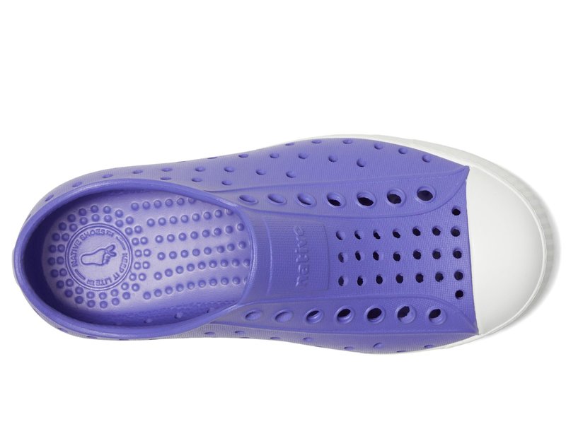 Native Shoes Unisex-Kids Jefferson Sneakers, Punk Purple/Shell White, 5 Toddler
