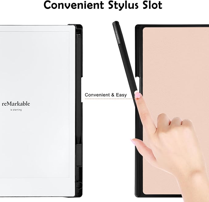 Case for Remarkable 2 Paper Tablet 10.3 2020 ReleasedLightweight and Hard Back Shell Protective Book Folio Cover with Built-in Pen HolderComes with Remarkable 2 Pen Tips.