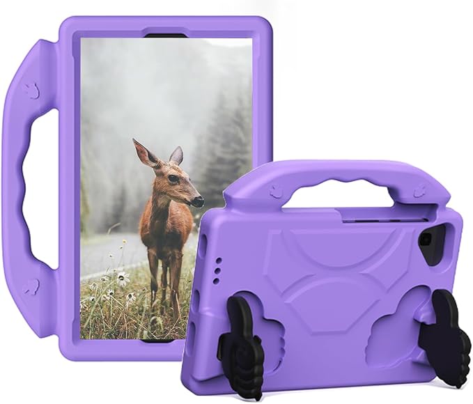 Kids Tablet Case with Built-in Kickstand and Handle Shockproof Cover Compatible with Lenovo Tab M10 FHD Plus 10.3Samsung Galaxy Tab A7/S6 Lite 10.4”Blue
