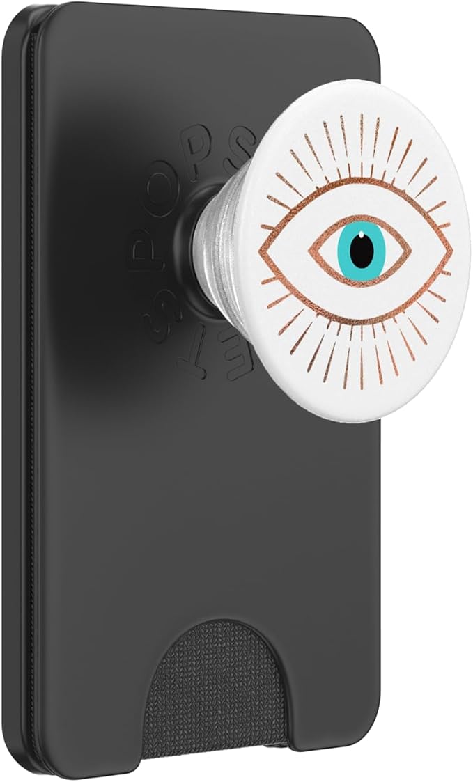 Rose Evil Eye White PopSockets Adhesive PopGrip