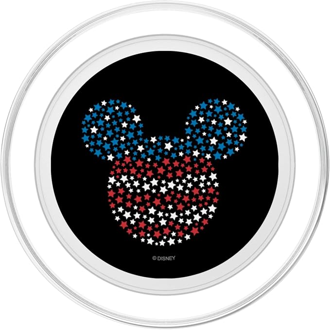 Disney Mickey Mouse Red White Blue Americana PopSockets Standard PopGrip