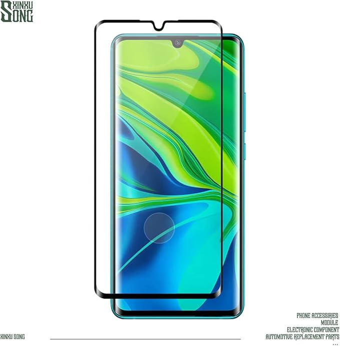 Screen Protector 3 Pack Full Coverage 3D Curved Edge Bubble Free Ultra-Thin Anti-Scratch Shatterproof 9H Hardness Tempered Glass Protective Film For Xiaomi Mi Note 10 / 10 Pro / 10 Lite / Mi CC9 Pro