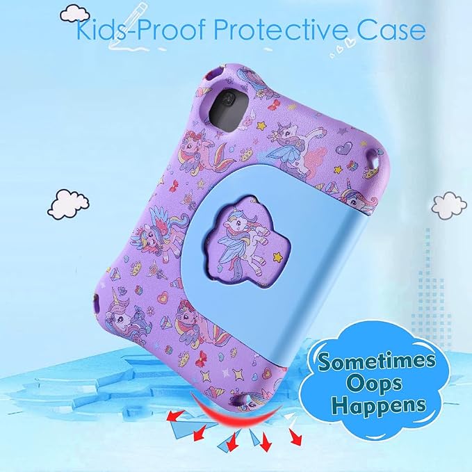 Dinosaur REVVL Tab 5G 2023 10.36 inch Case for Kid Boy Light EVA Kids Friendly Tablet Cover with Handle Kickstand Kid-Pro Shockproof Full Cover Boy's Gift (KL)