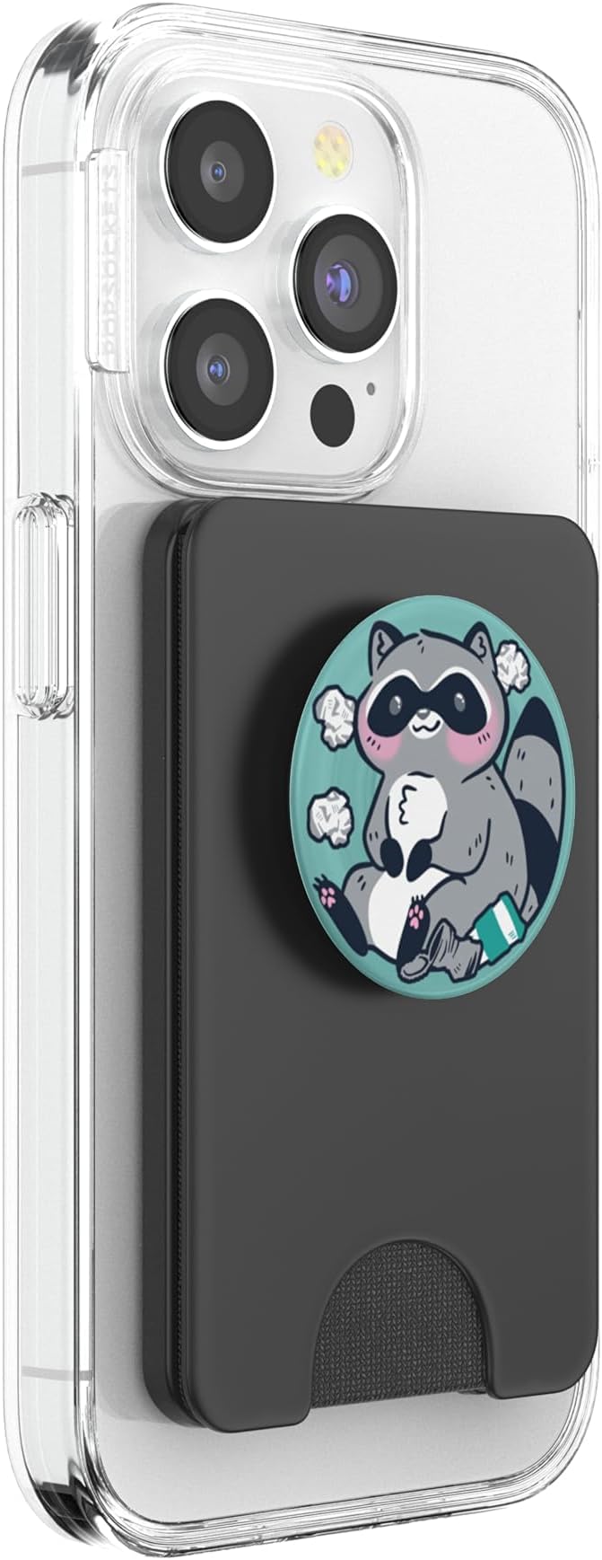 PopSockets Phone Grip - Trash Raccoon PopSockets Adhesive PopGrip