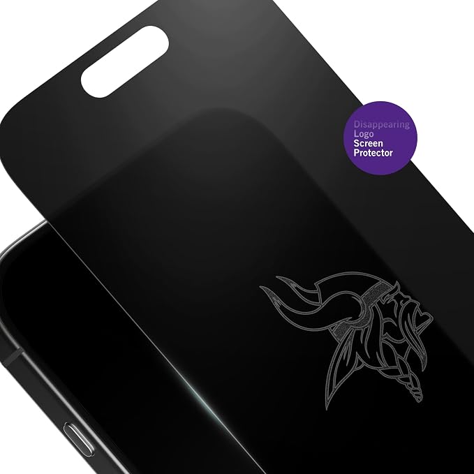 NFL Arizona Cardinals Privacy Screen Protector As Seen on Shark Tank Tank for iPhone 17 w/ Disappearing Design - Scratch-Resistant Glass Protector - Easy-Install Screen Guard w/ Disappearing Design (I