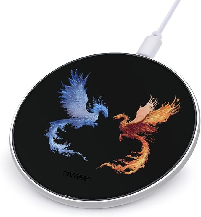 Dragon Phoenixes Wireless Charger Portable Charging Pad | LightweightAll Smartphone