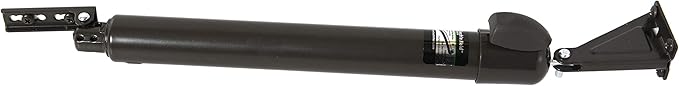 Touch 'n Hold Smooth Door Closer - Single Kit (Bronze) - Standard-Duty Door Closer with Touch-Button Hold Open Feature & Smooth Closing Motion – for (Medium & Lightweight) Storm, Screen Doors.
