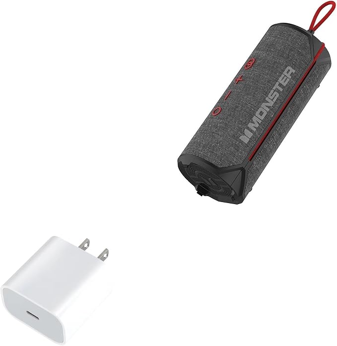 BoxWave Charger Compatible with Monster Spark - PD GAN miniCube (30W) 30W Tiny PD GAN Type-C Wall Charger - Winter White