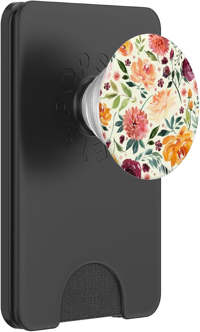 Watercolor Flower Garden Botanical Art PopSockets Adhesive PopGrip