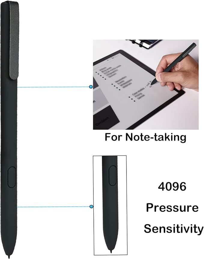 Stylus Pen for BOOX Tablet Note Air 3 C E Ink Tablet 10.3 ePaper with 4096 Pressure Sensitivity/Go 10.3 ePaper E Ink Tab/Tab Ultra C Pro