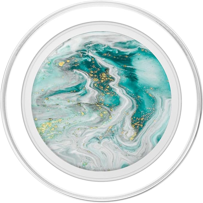 Teal Ink Marbled Design Pop Mount Sockets Phone Grip PopSockets Adhesive PopGrip