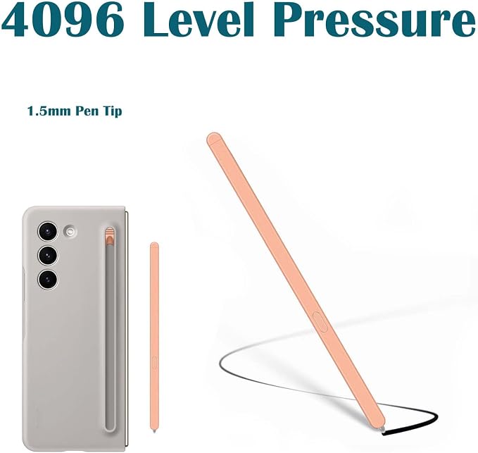 Galaxy Z Fold 5/6 Stylus Pen Fold Edition for Samsung Galaxy Z Fold5 5G Slim S Pen Galaxy S Pen 5/6 Fold Edition Touch Stylus EJ-PF946BBEGWW with Nibs