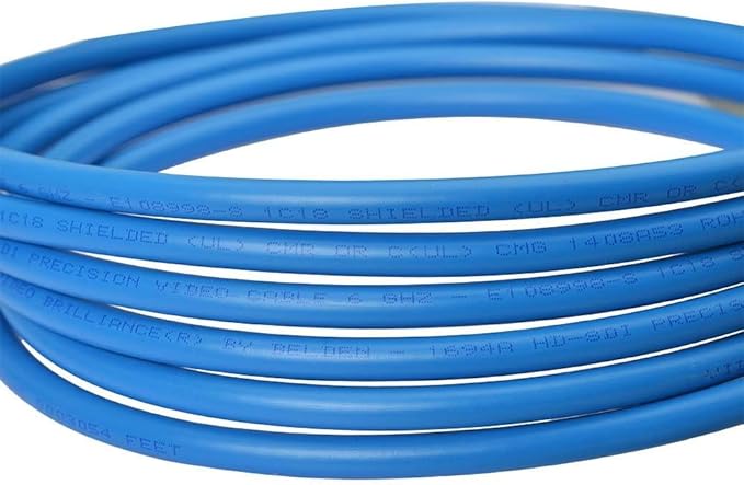 Superbat SDI Cable Long 75 Ohm BNC Cable 3G/6G/12G (Belden 1694A)，1-300FT, Support HD-SDI/3G-SDI/6G-SDI/4K/8K Video,Precision SDI Camera Wire (1Pcs)