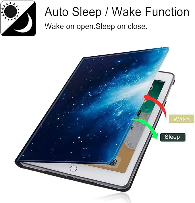 for Microsoft Surface GO 3/GO 2 Case with Adjustable Stand &amp Auto Wake/Sleep PU Leather Slim Smart Protect Cover - African Women Red Hair
