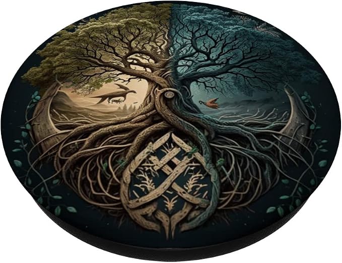 Yggdrasil Viking Tree of Life Design PopSockets Adhesive PopGrip