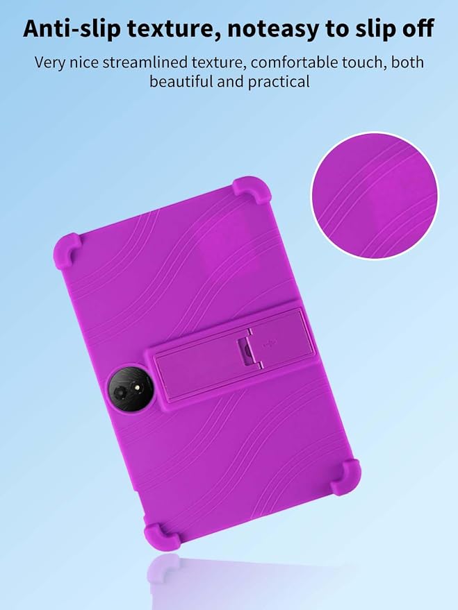 Case for TCL NXTPAPER 11 Plus Tablet 11.5inchNOUKAJU Tablet Protection CaseAdjustable BracketSoft SiliconeSilicone Protection Cover for TCL NXTPAPER 11 Plus(Blue)