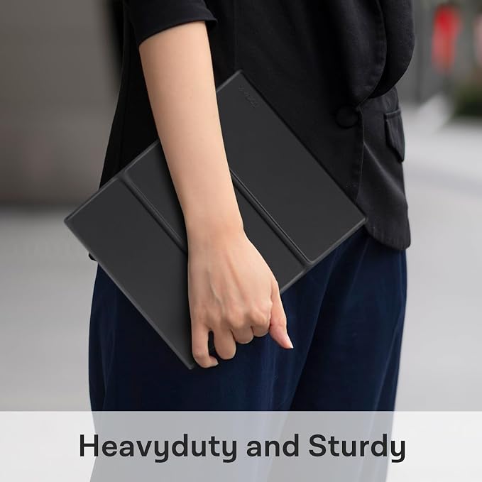 CoBak Case Compatible with Remarkable 2 Paper Tablet Black | Built-in Pen Holder Multi-Angle Foldable Stand Custom Fit for 2020 Released reMarkable 2