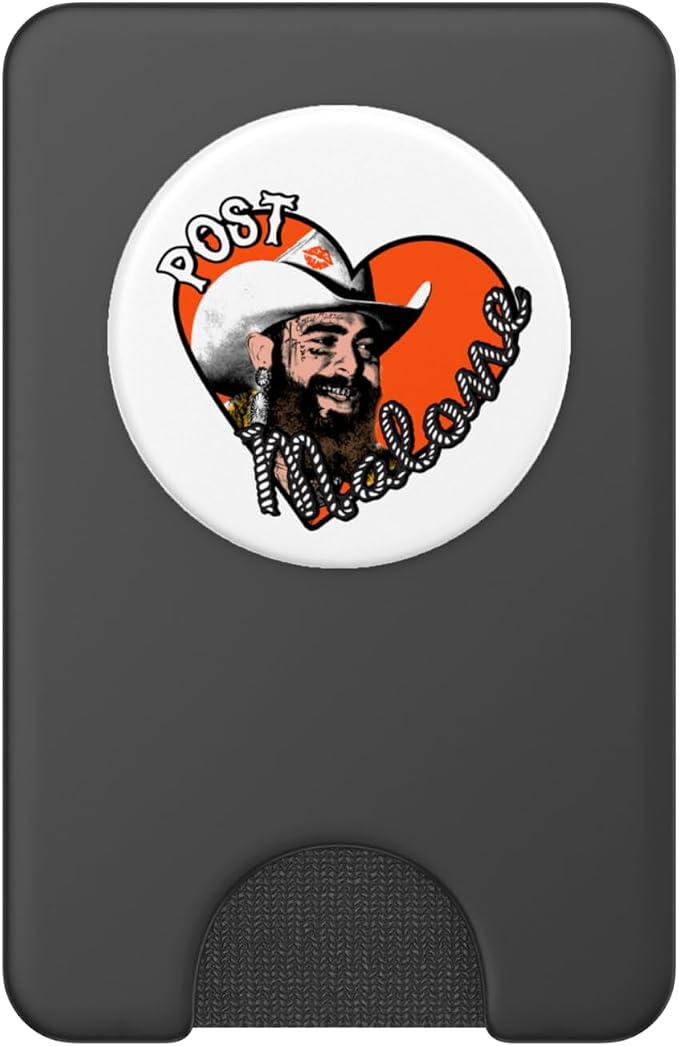 Official Post Malone Heart Photo PopSockets PopGrip for MagSafe