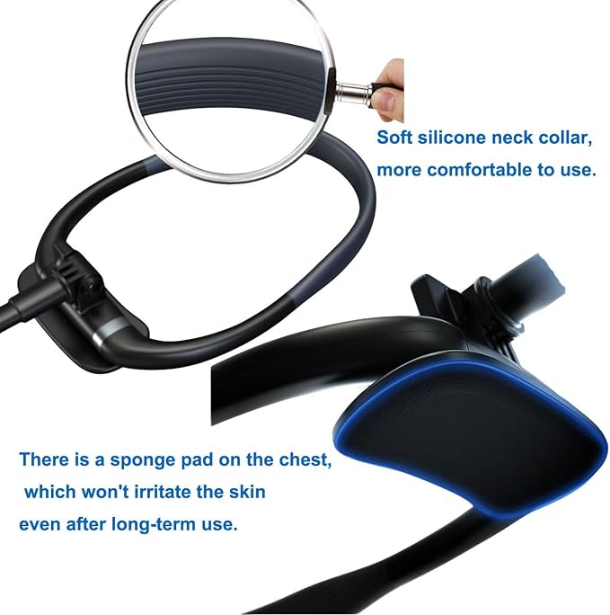 Neck Phone HolderFlexible Gooseneck Hand Free Cell Phone Stand | 360° Rotation Adjustable Phone Holder for Bed Universal Multi-Functional Phone Stand for 4.7''-6.7'' Phone