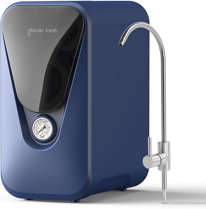 GLACIER FRESH GFU03 Reverse Osmosis System – 800 GPD, Non-Electric, 3:1