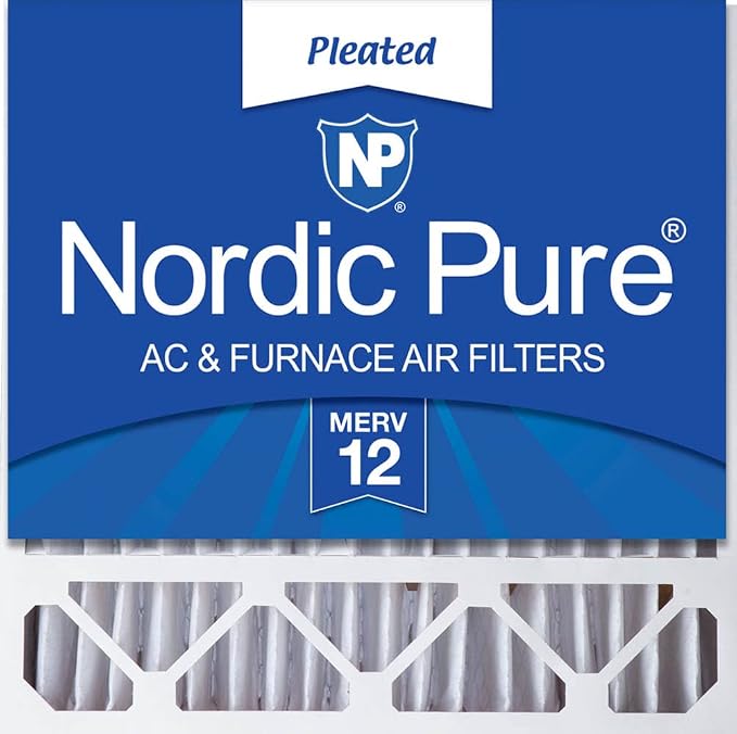 Nordic Pure 20x20x5 Honeywell/Lennox Replacement MERV 12 Air Filter 1 Pack