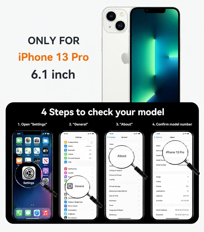 Magnetic Design for iPhone 16 CaseCompatible with MagSafe[Military Grade Drop Protection] Camera Lens Protector Cover Logo View Dust-Proof Matte Shockproof Protective CoverNavy Blue