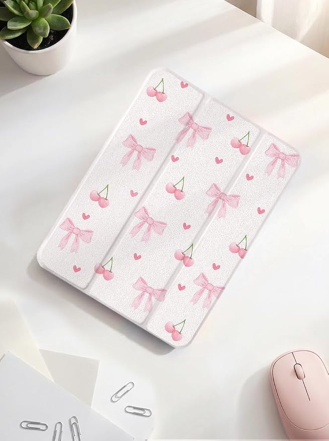 Case for iPad 9th/ 8th/ 7th Generation Case 10.2&amp10.5 Inch (2021/2020/2019 Release) Slim Lightweight Soft Trifold Back Cover with Pencil Holder &amp Auto Sleep/Wake CoverBeige Checkered