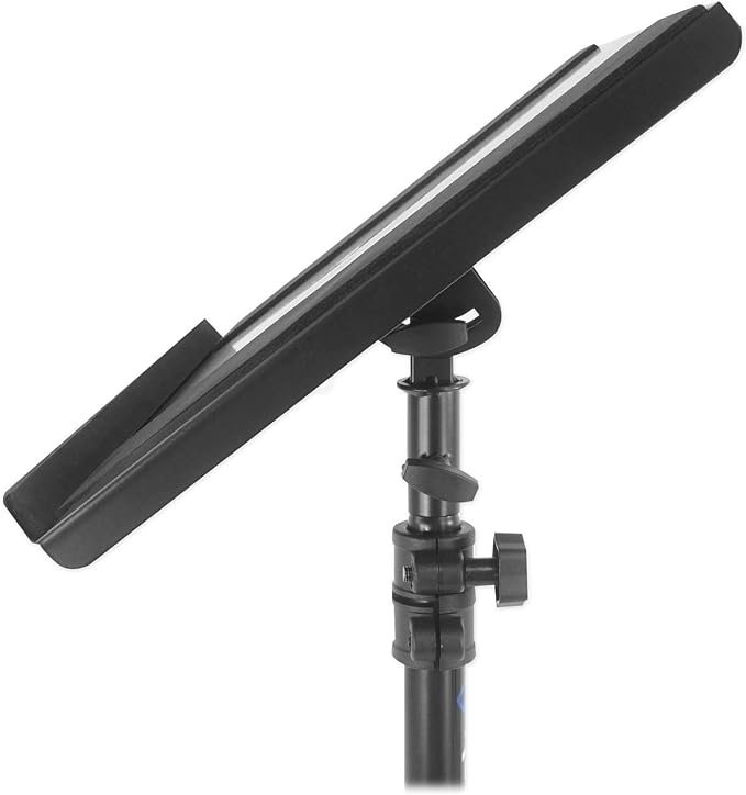 RockvilIe RLS67 Laptop/Tablet Tripod Stand w/Tilt +Grip Surface for Karaoke