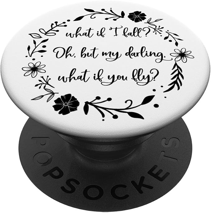 What if You Fly Positive Inspirational Message Women Girls PopSockets Adhesive PopGrip