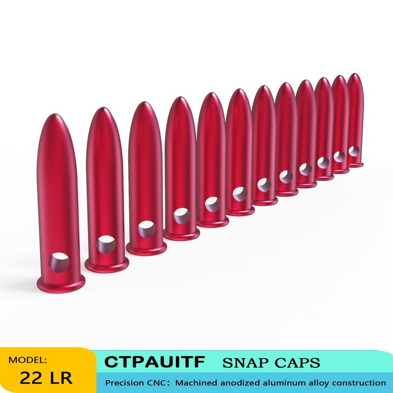 CTPAUITF Snap Caps for 45ACP 10 Rounds Round Action Training Training Dummy Rounds Practice Safe Loading Firing Close to Real Weight