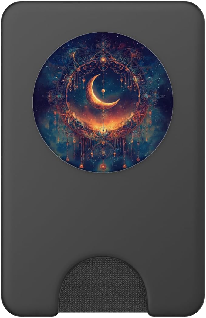 Mystical Moon Lover Astronomy Astrology Stargazer Celestial PopSockets Adhesive PopGrip