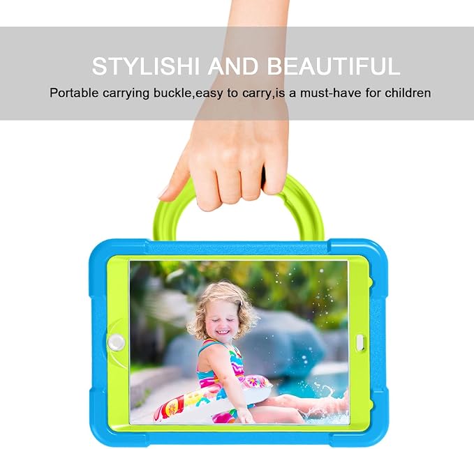 AKABEILA Compatible with Amazon Fire HD 8 2020/2022 Tablet Case，Rugged Kids Case with Stand Lightweight Shockproof Kids Friendly Tablet Cover Black