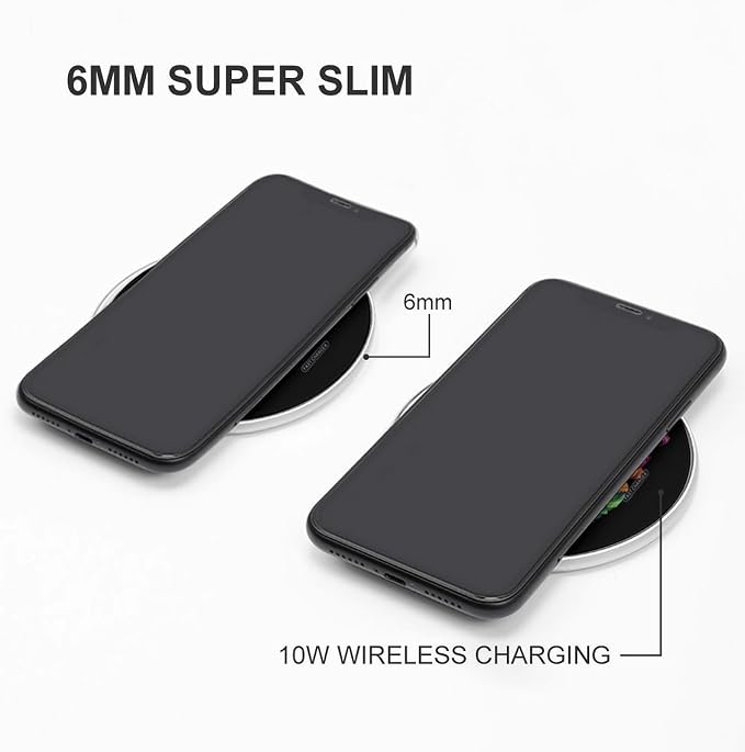Colorful Skeleton Women Wireless Charger Portable Charging Pad | LightweightAll Smartphone