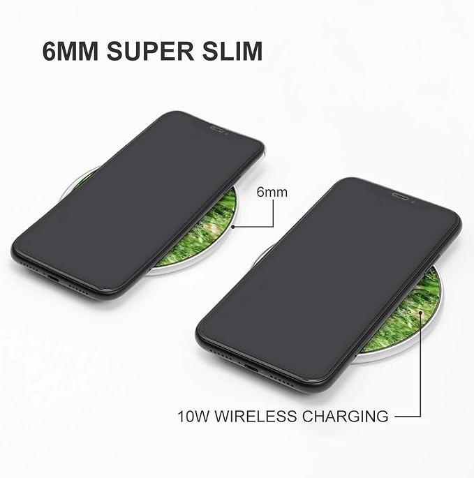 Tortoise Turtle Jumping Wireless Charger Portable Fast Charging Pad Lightweight Wireless Charging Pad 10W Slim Charging Station for Phone Charger Mat for Travel Home Office Desk