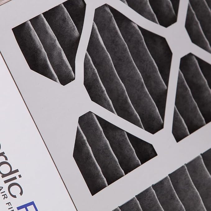 Nordic Pure 20x20x5 Honeywell Replacement Furnace Filters MERV 8 Plus Carbon 4