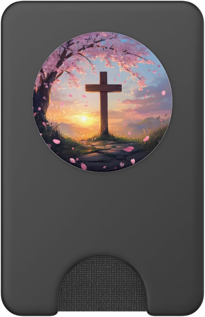 Christian Cross PopSockets PopGrip for MagSafe