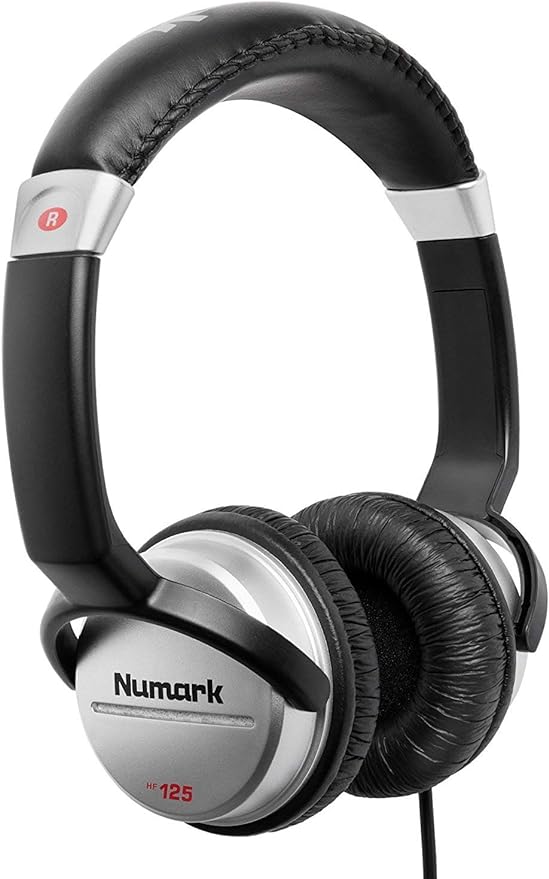 Pyle Portable Laptop Stand with Numark HF125 Headphones - PLPTS35 and HF125