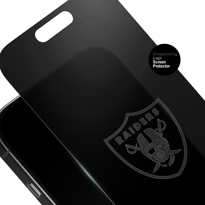 NFL Arizona Cardinals Privacy Screen Protector As Seen on Shark Tank Tank for iPhone 17 w/ Disappearing Design - Scratch-Resistant Glass Protector - Easy-Install Screen Guard w/ Disappearing Design (I