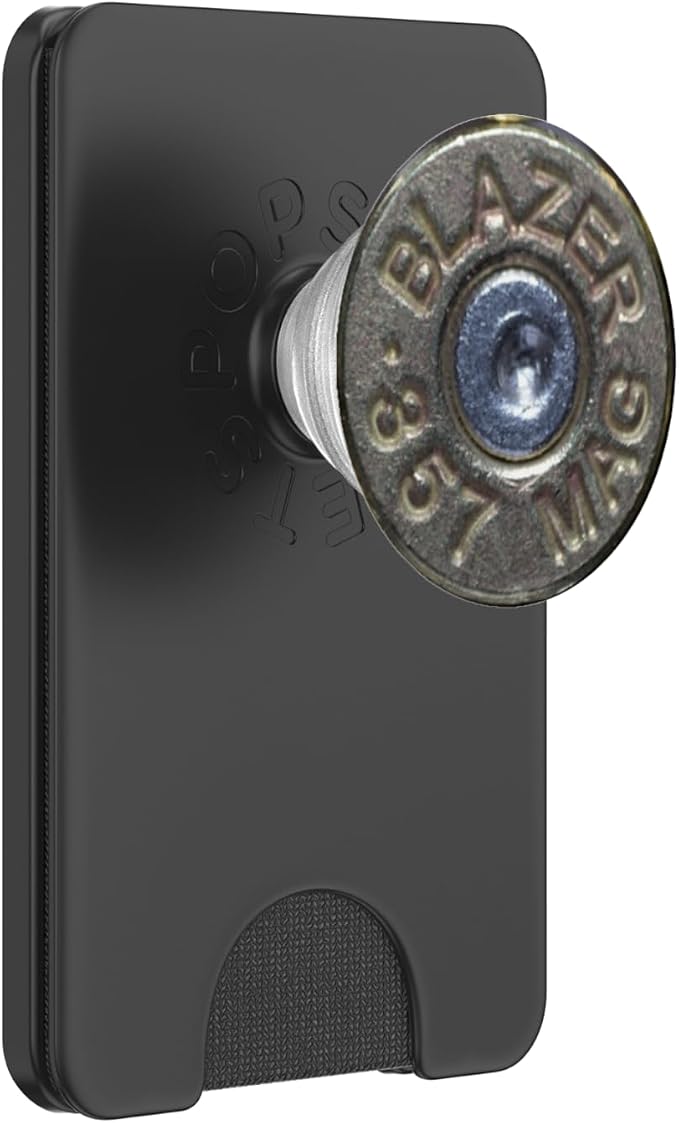 357 Mag Spent Bullet casing Brass-Awesome Gun Collector Gift PopSockets Adhesive PopGrip