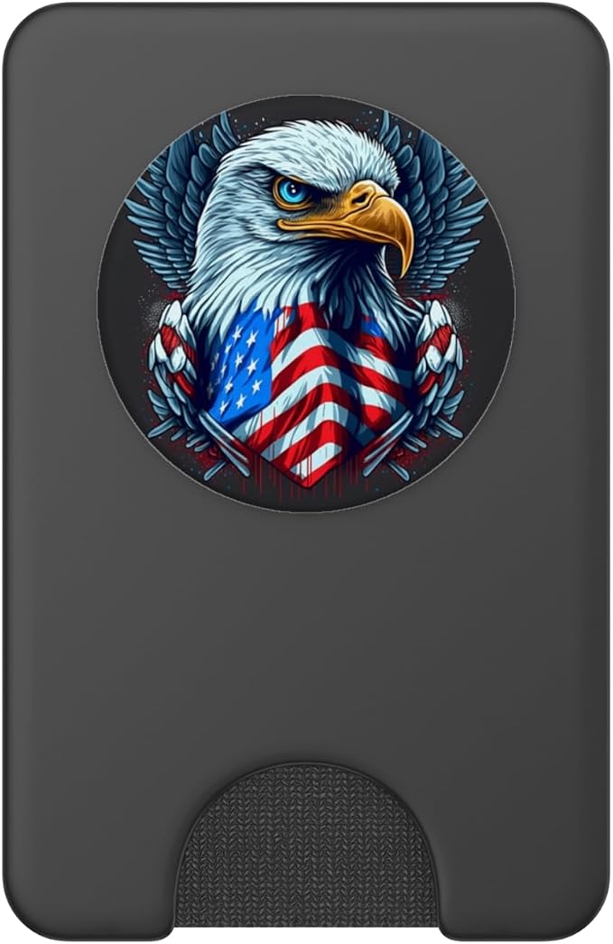 Patriotic Eagle US Flag America PopSockets Adhesive PopGrip
