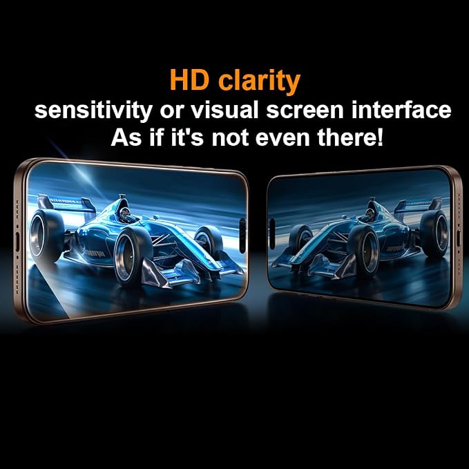 OneFish Screen Protector for iphone 13 Pro Max/14 Plus 9H Hardness HD Clarity Tempered Glass Film with Auto Dust-Elimination Bubble Free Easy Installation2Pack